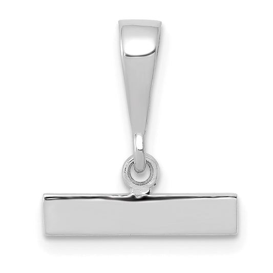 14kw Medium Polished Top Charm