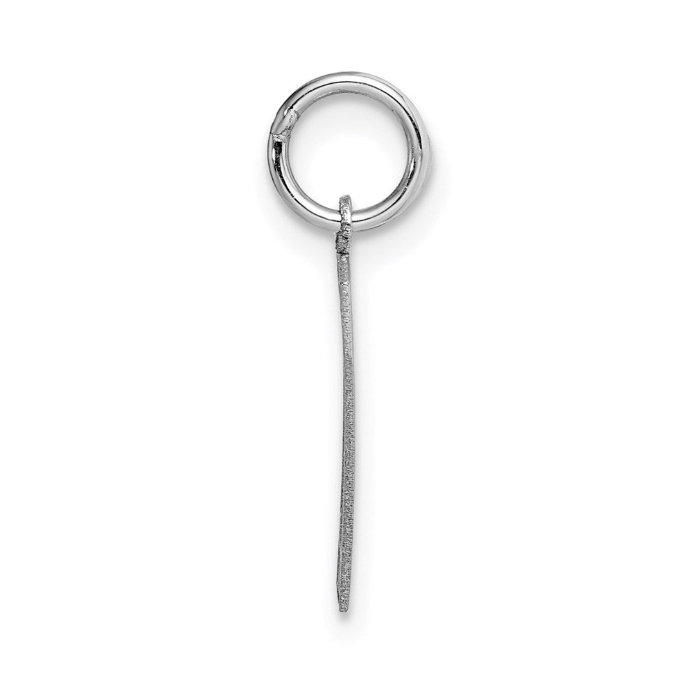 14kw Medium Satin Number 7 Charm