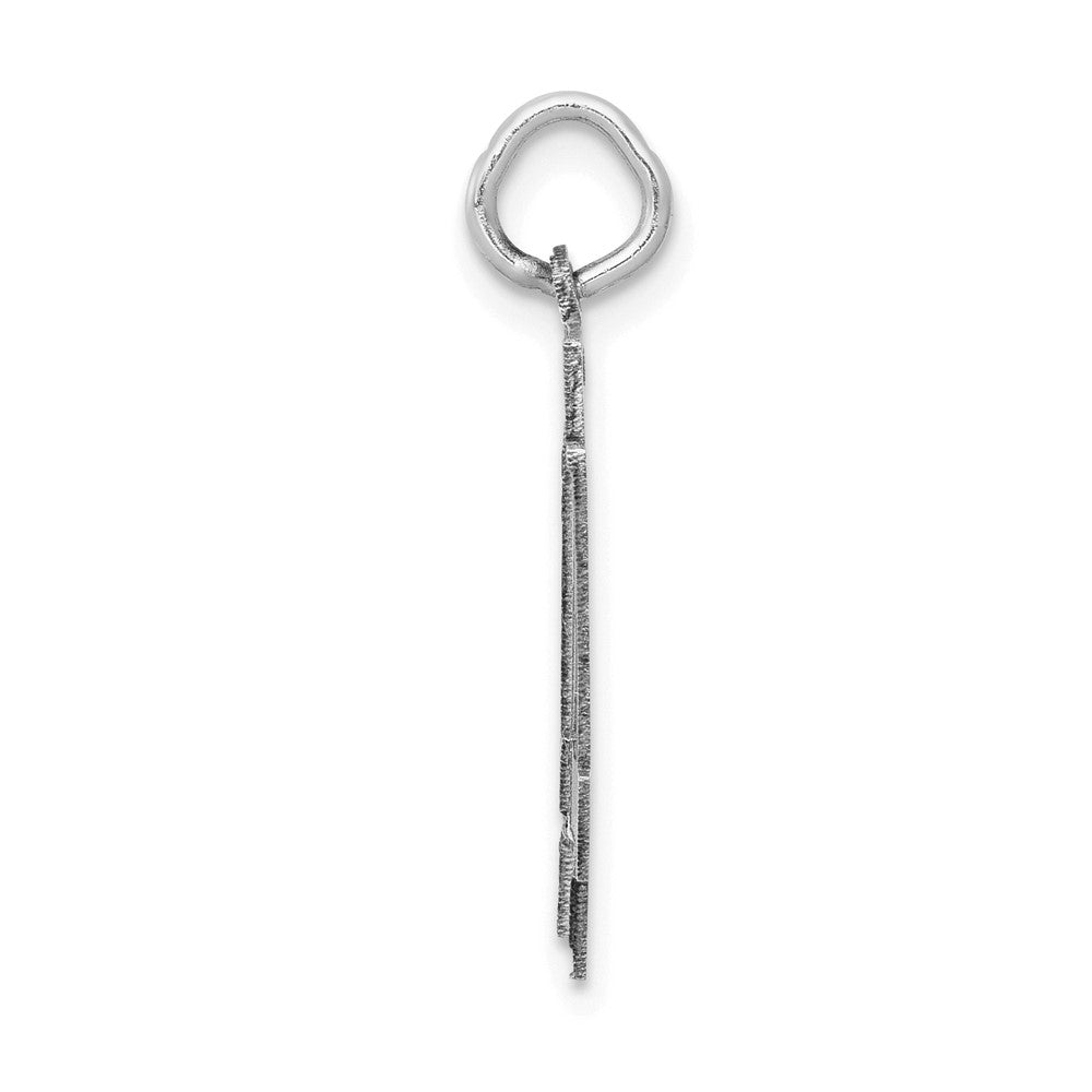 14kw Medium Satin Number 44 Charm