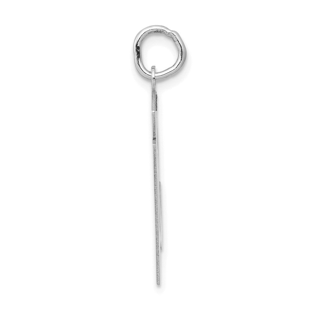 14kw Medium Satin Number 51 Charm