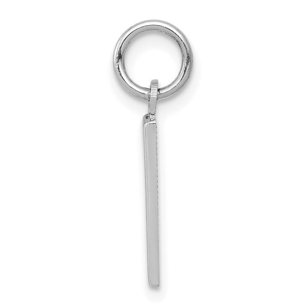 14kw Small Polished Number 1 Charm