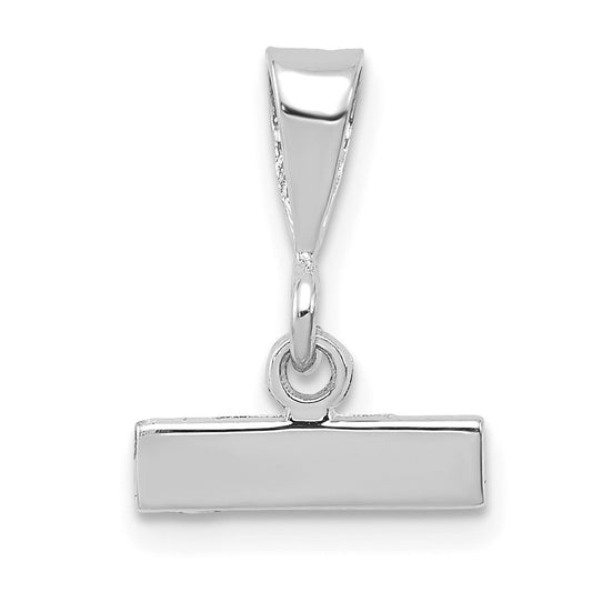 14kw Small Polished Top Charm