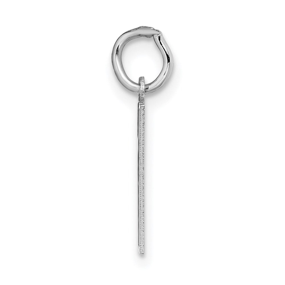 14kw Small Satin Number 1 Charm