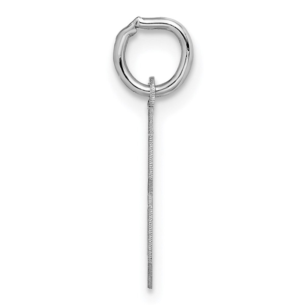 14kw Small Satin Number 8 Charm