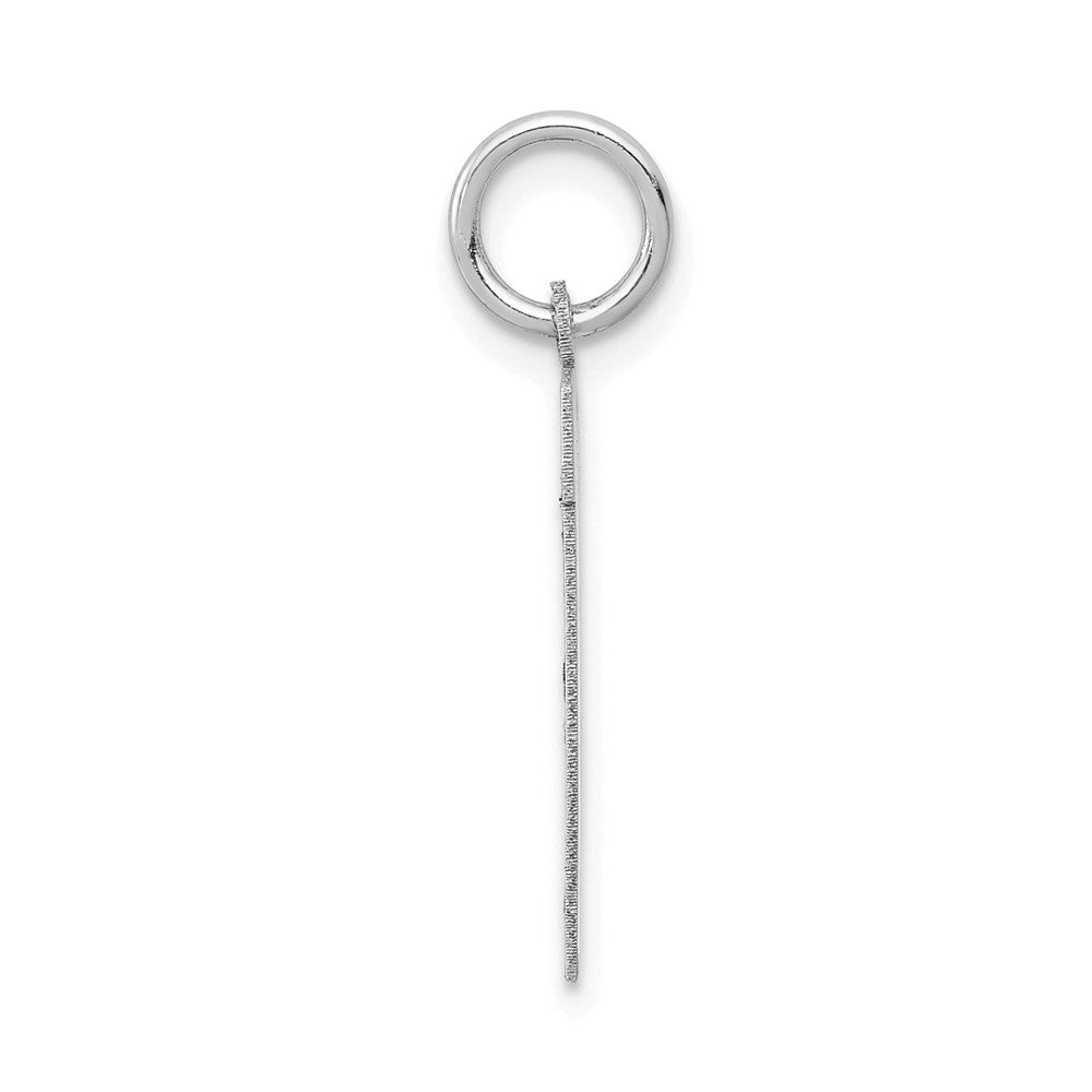 14kw Small Satin Number 11 Charm