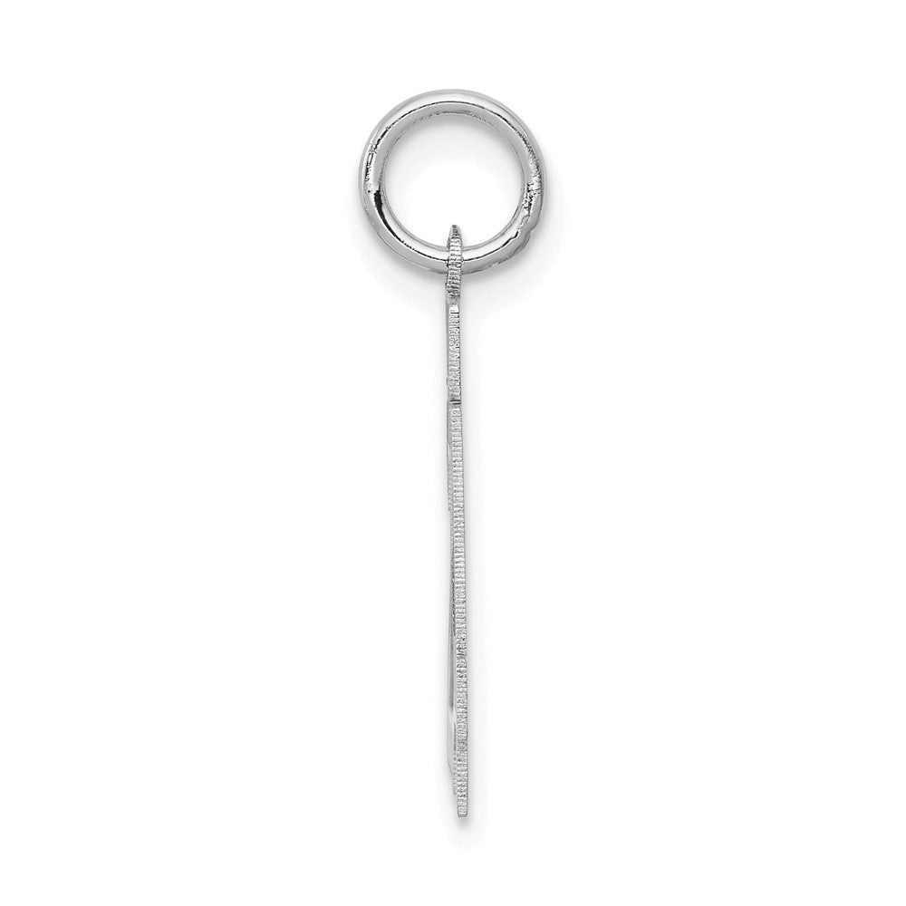 14kw Small Satin Number 24 Charm