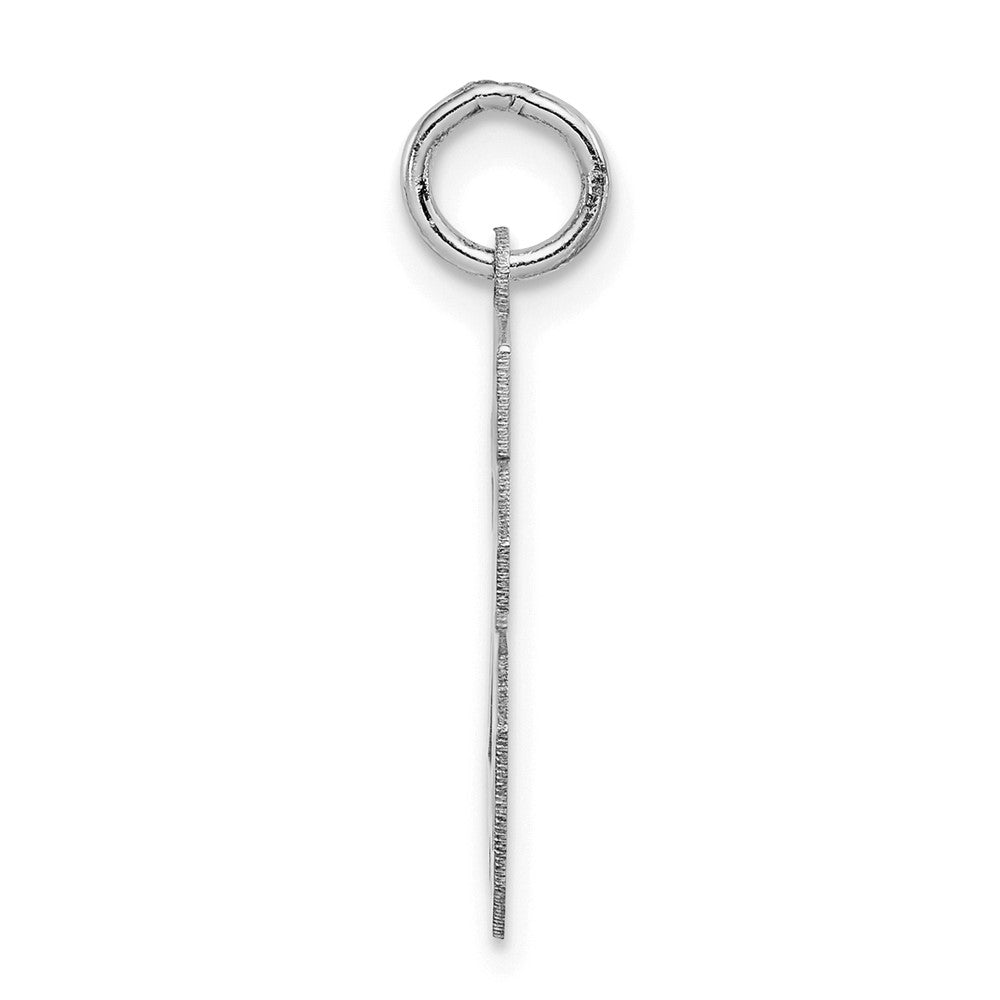 14kw Small Satin Number 26 Charm