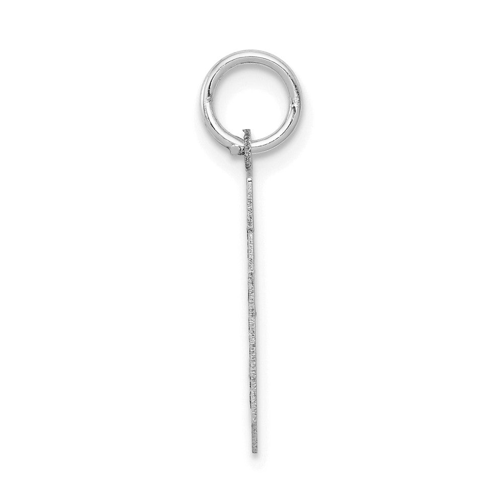 14kw Small Satin Number 30 Charm