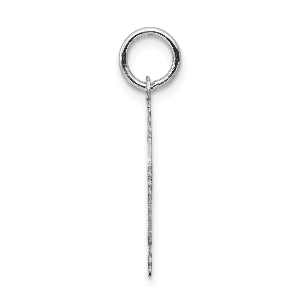 14kw Small Satin Number 42 Charm