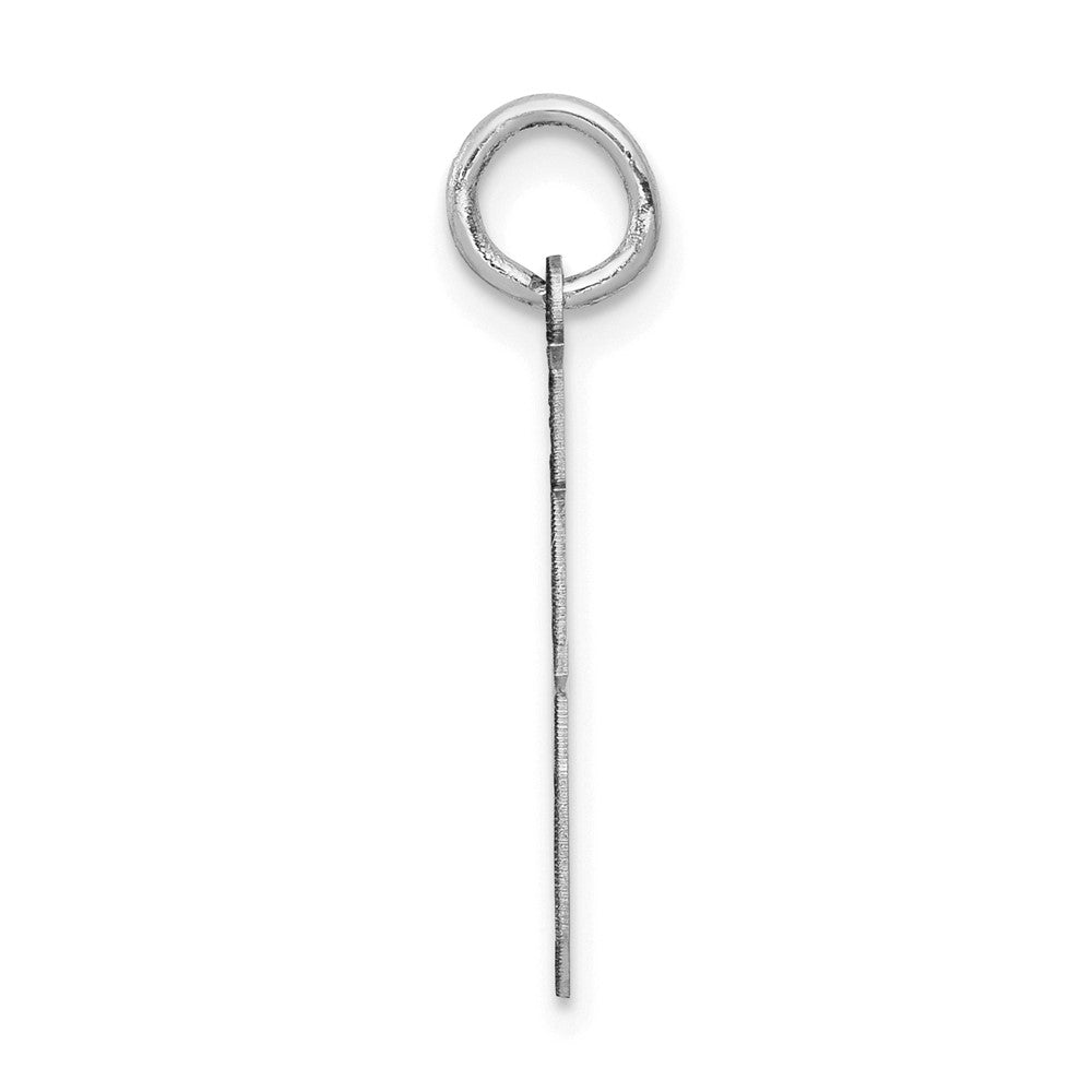 14kw Small Satin Number 46 Charm