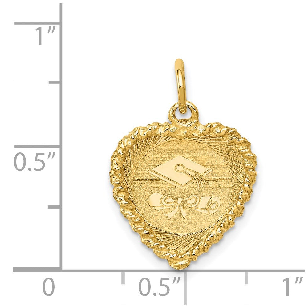 14k Graduation Cap Charm