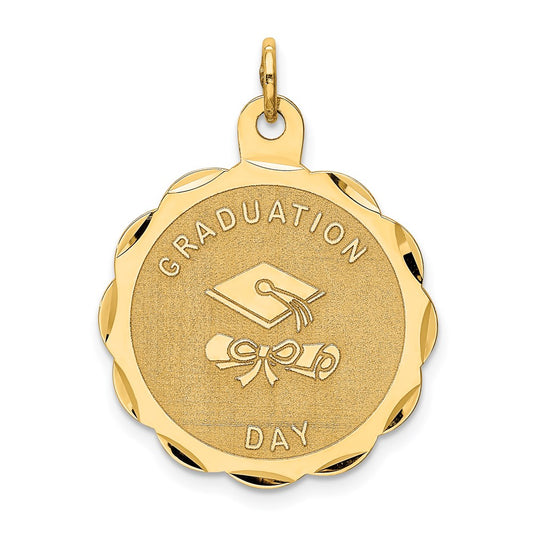 14k GRADUATION DAY with Diploma Charm