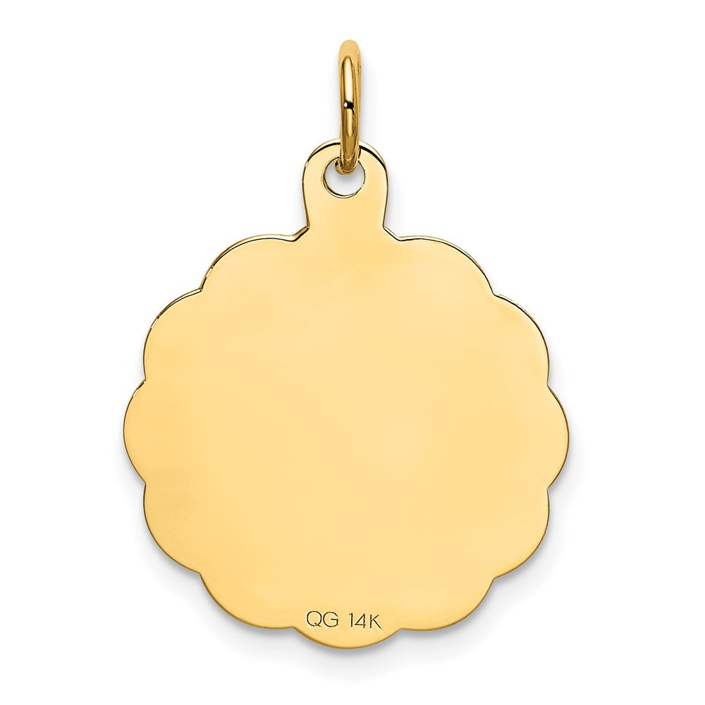 14K HAPPY BIRTHDAY Charm