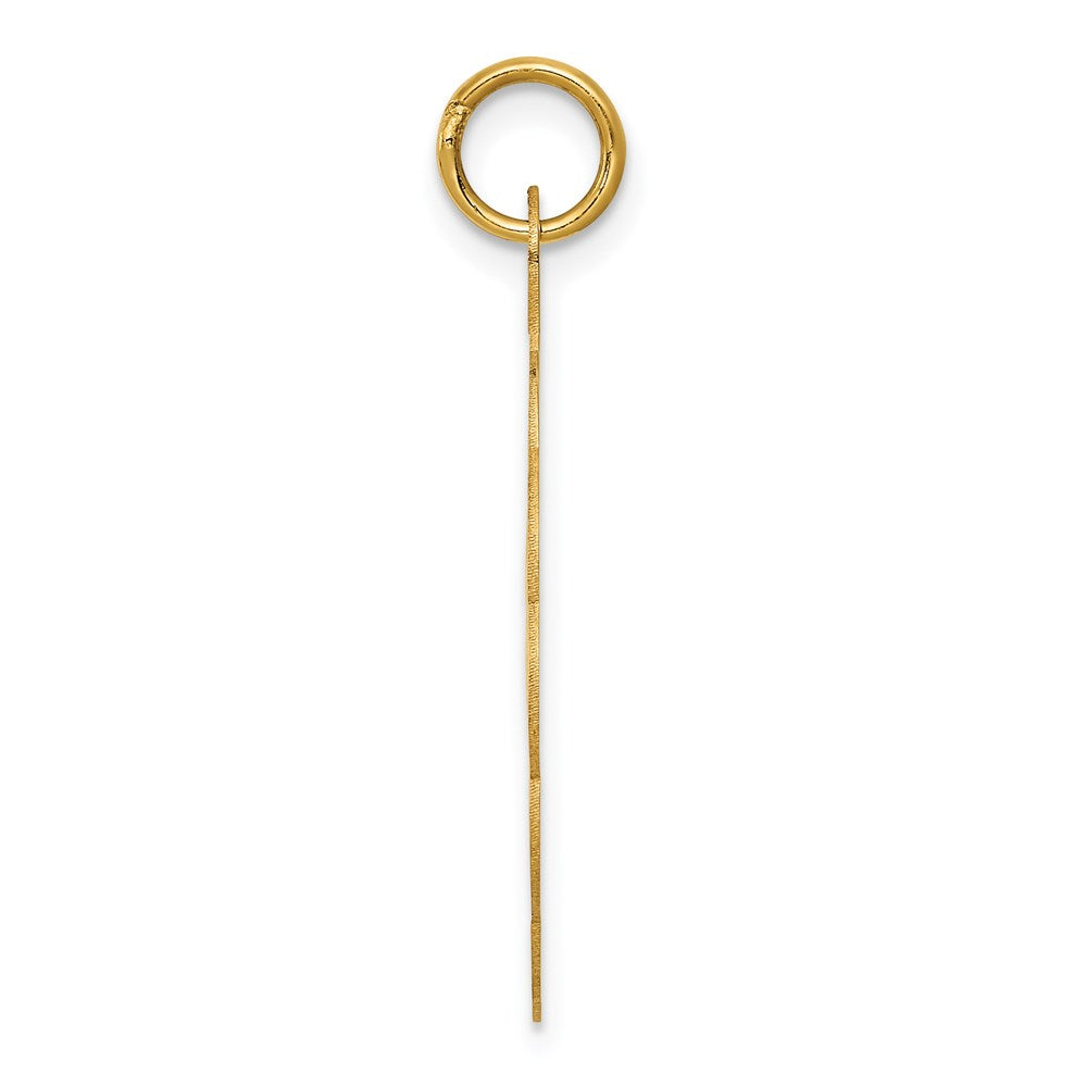 14k HAPPY BIRTHDAY Disc Pendant