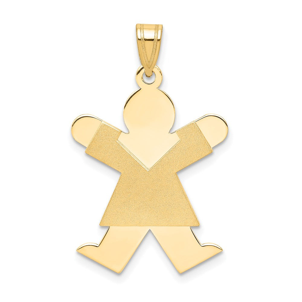 14k Girl Charm