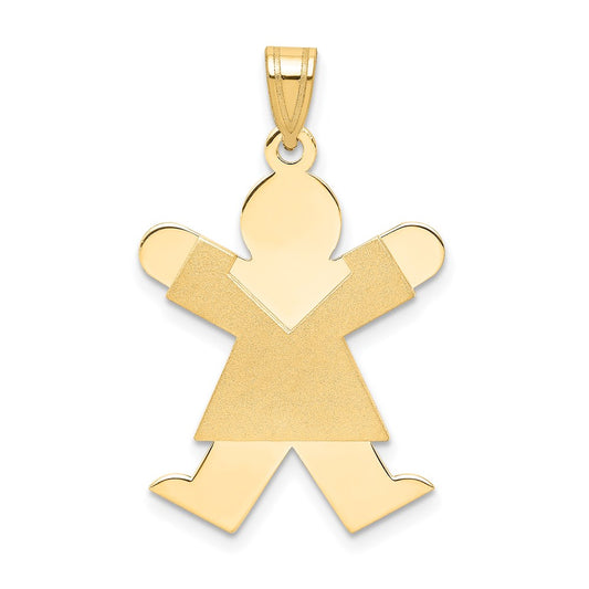 14k Girl Charm