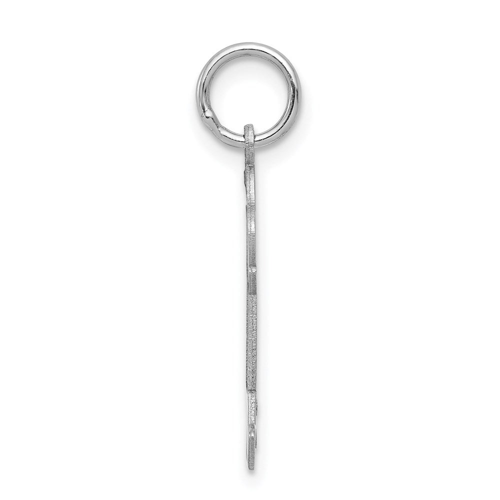 14k White Gold Kid Charm