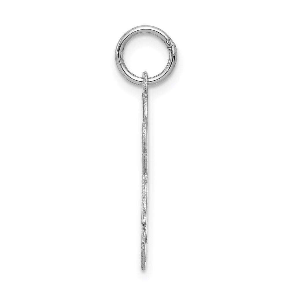 14k White Gold Kid Charm