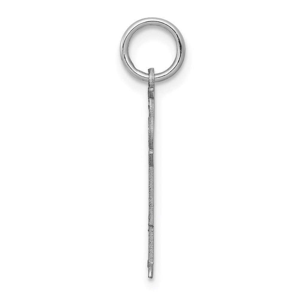 14k White Gold Kid Charm
