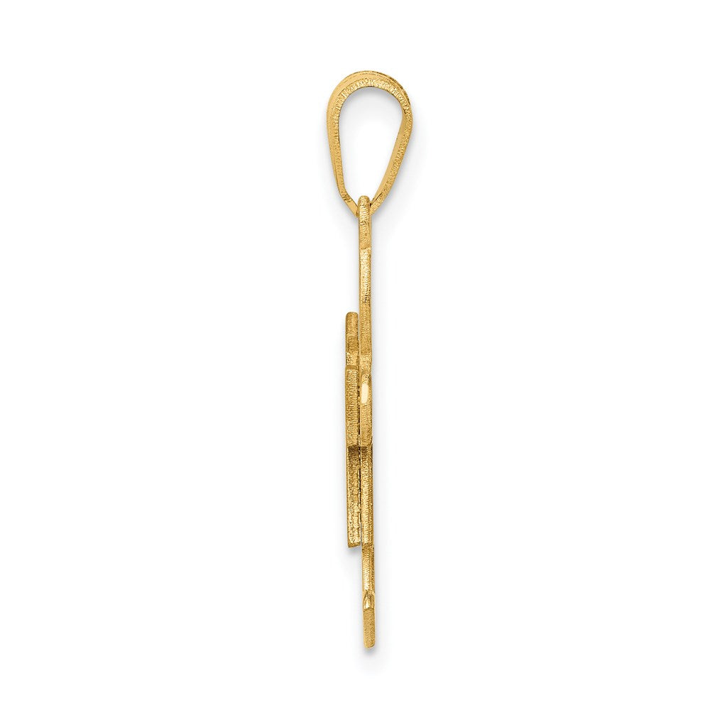 14k Girl Charm