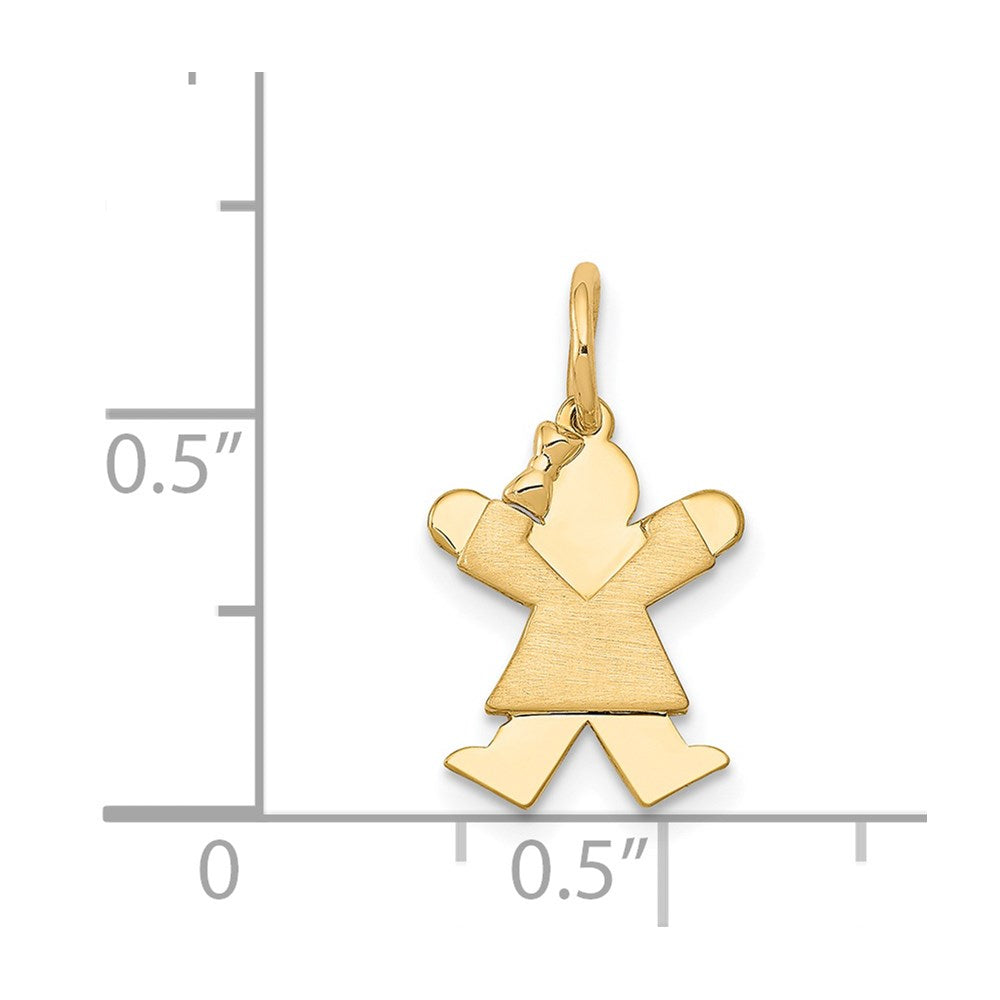 14k Mini Girl Joy Charm