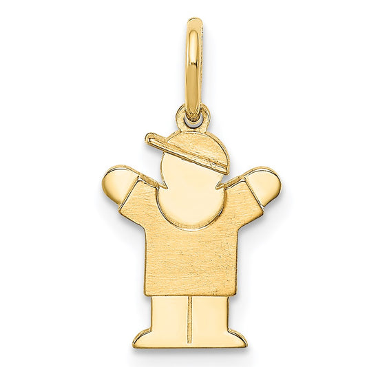 14k Mini Boy Love Charm
