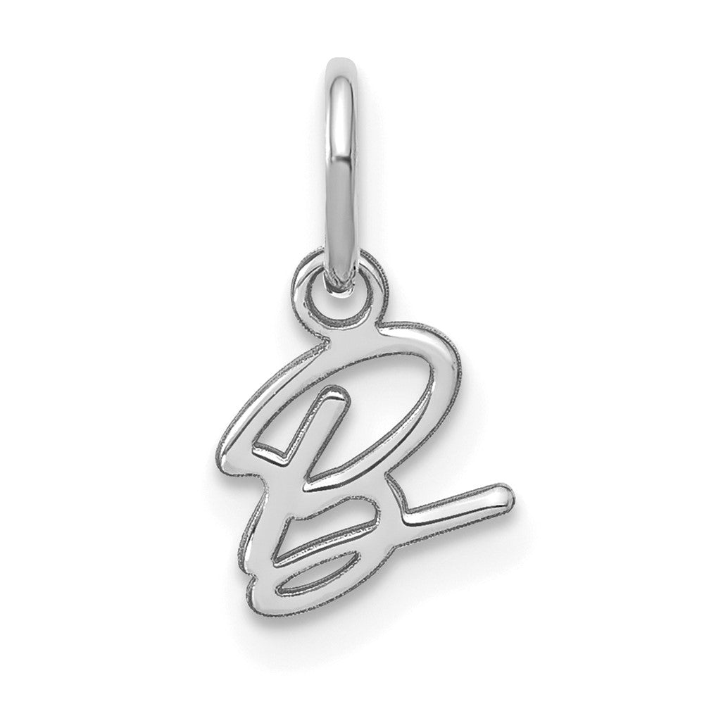 14KW Upper case Letter B Initial Charm