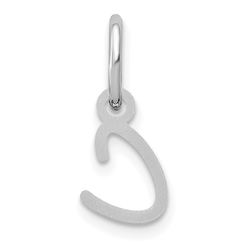 14KW Upper case Letter C Initial Charm