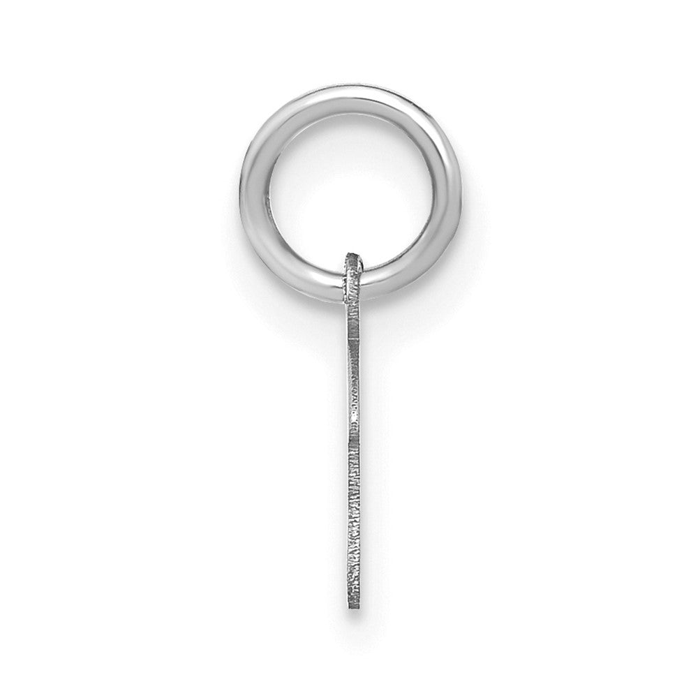 14KW Upper case Letter F Initial Charm