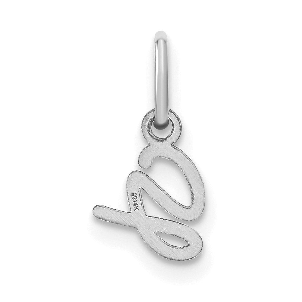 14KW Upper case Letter G Initial Charm