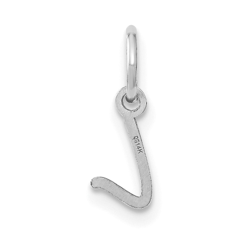 14KW Upper case Letter L Initial Charm