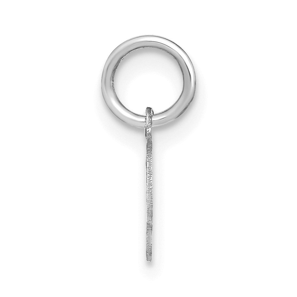 14KW Upper case Letter S Initial Charm