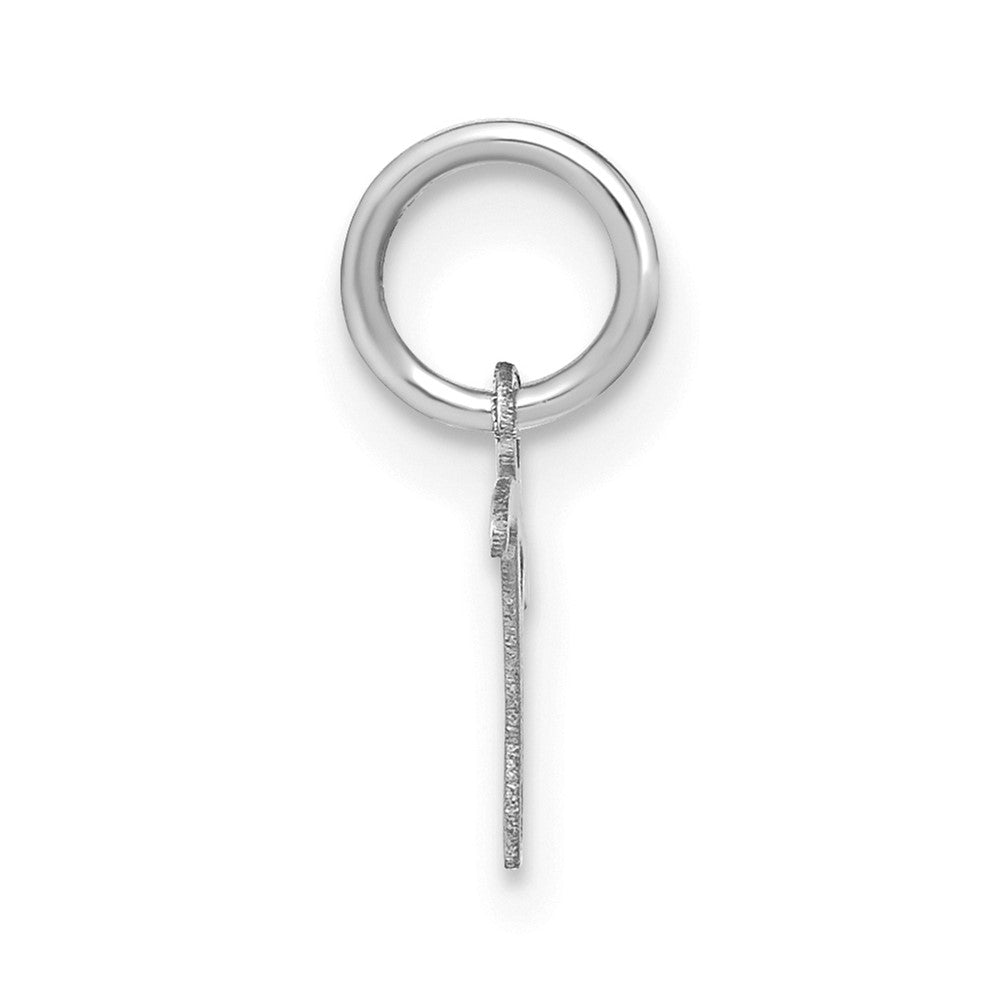 14KW Upper case Letter T Initial Charm