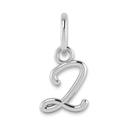 14KW Upper case Letter Z Initial Charm