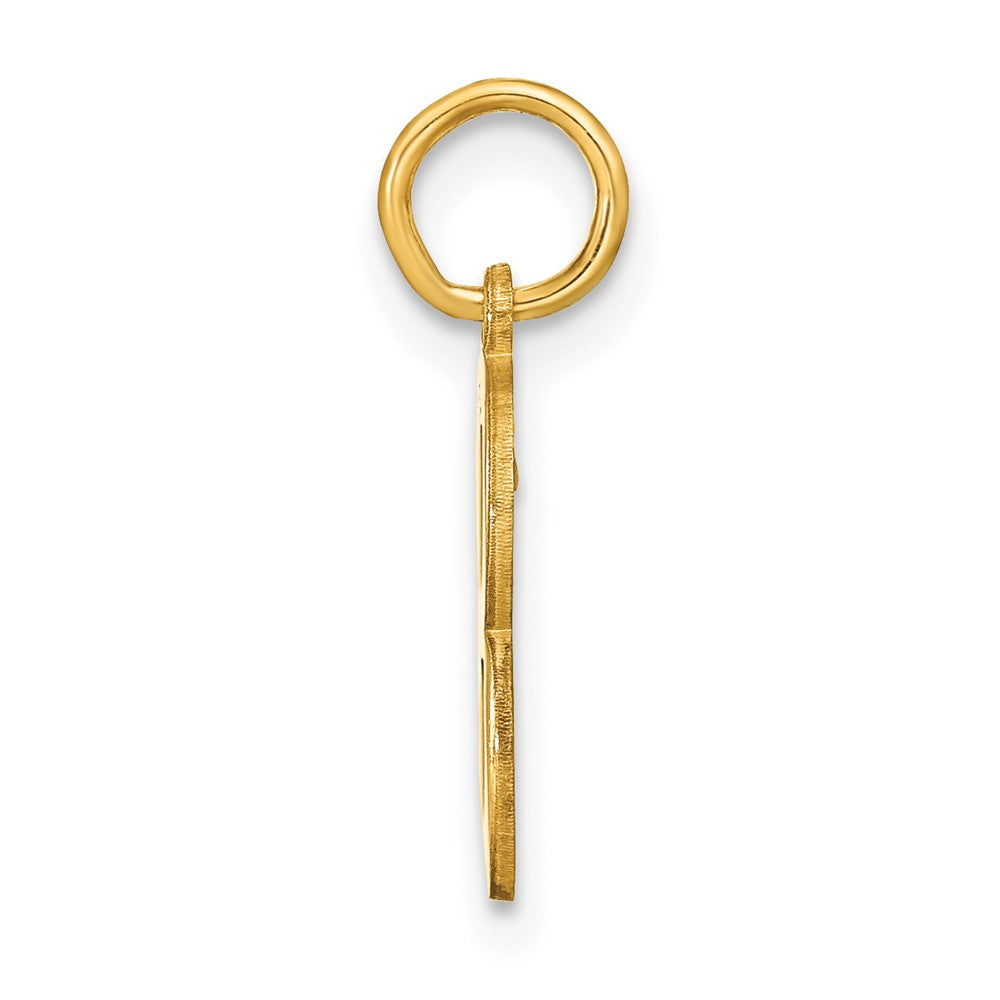 14ky Letter B Initial Pendant