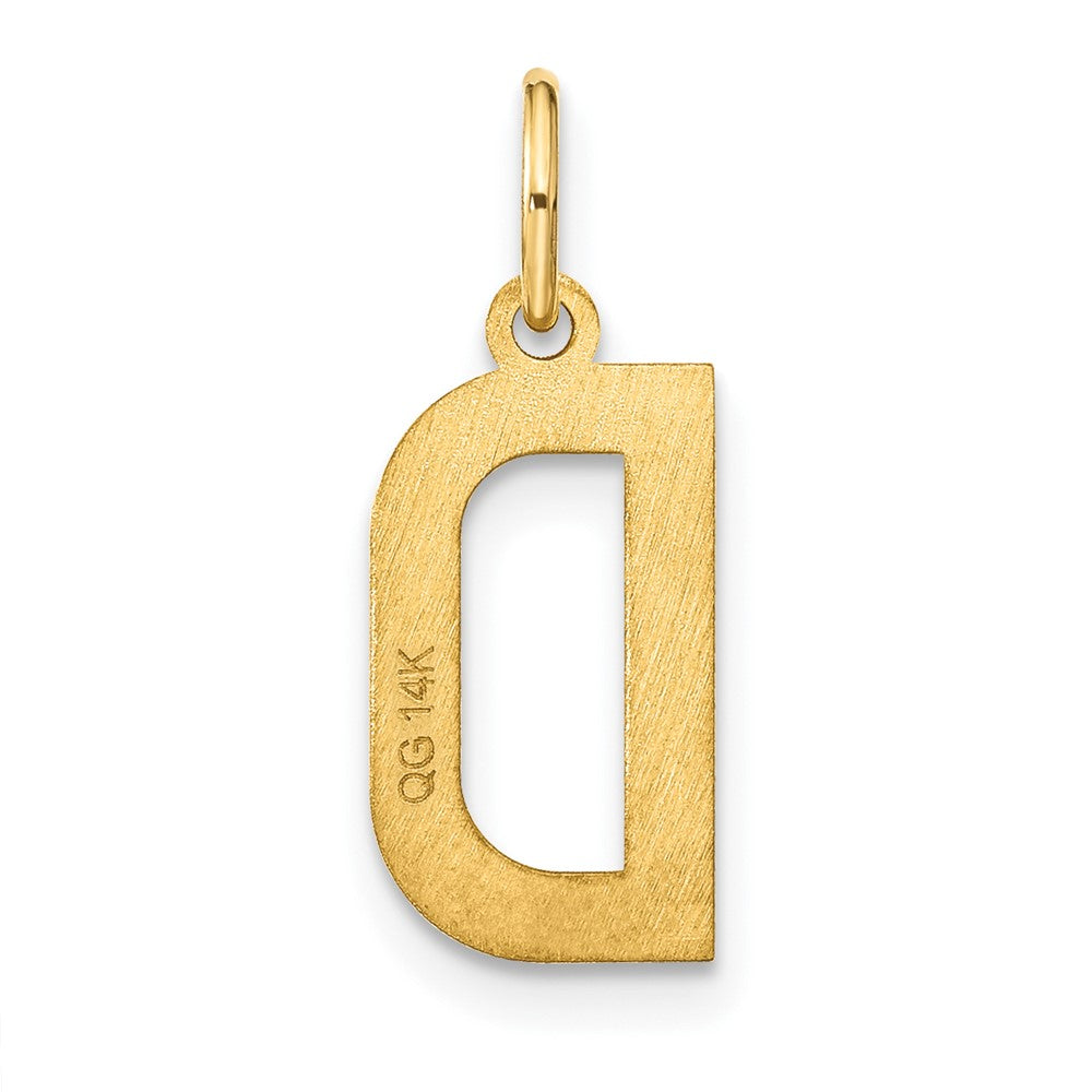 14ky Letter D Initial Pendant
