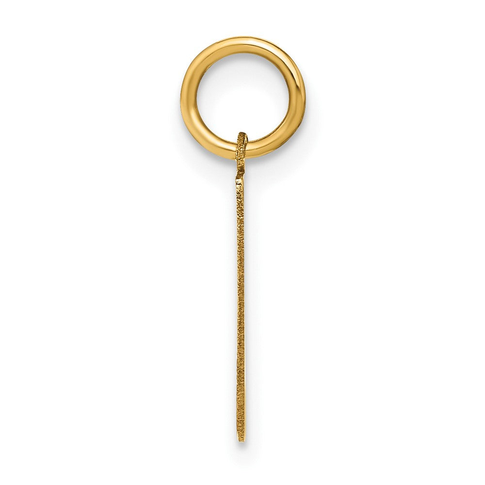 14ky Letter L Initial Pendant