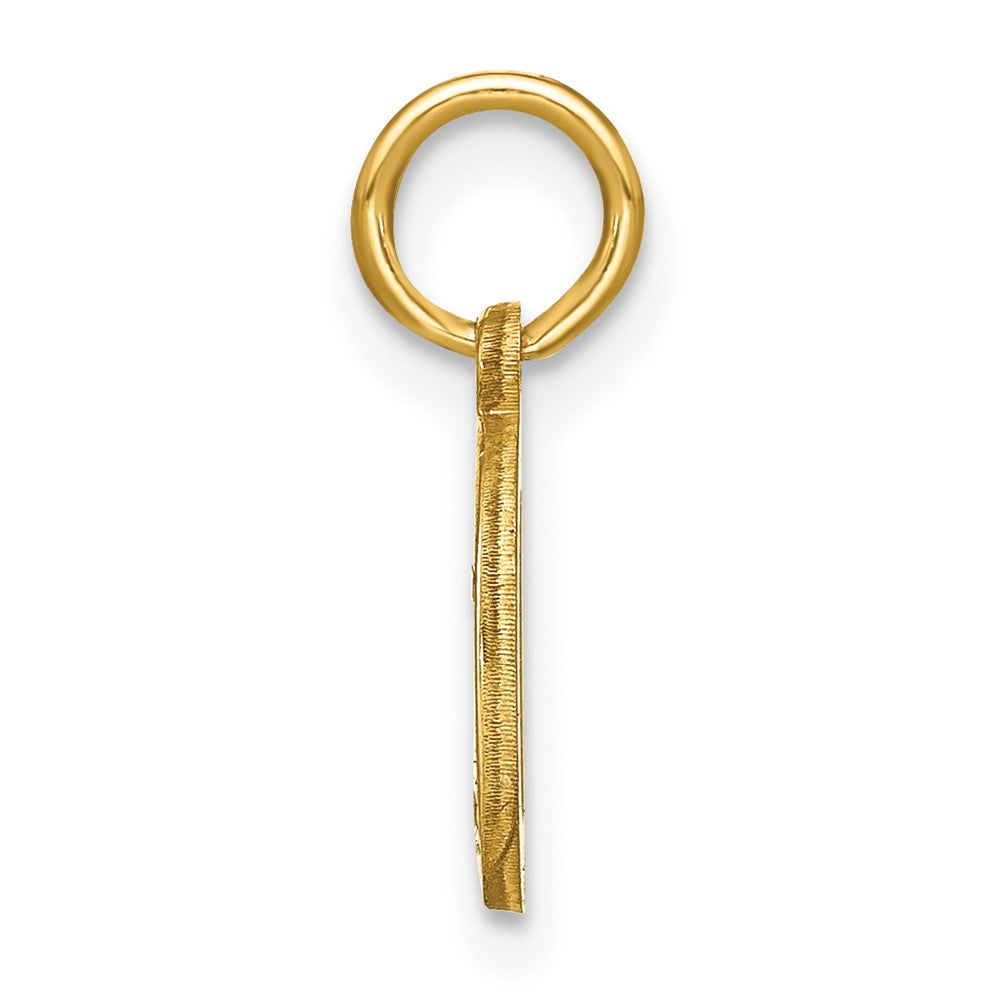 14ky Letter D Initial Pendant