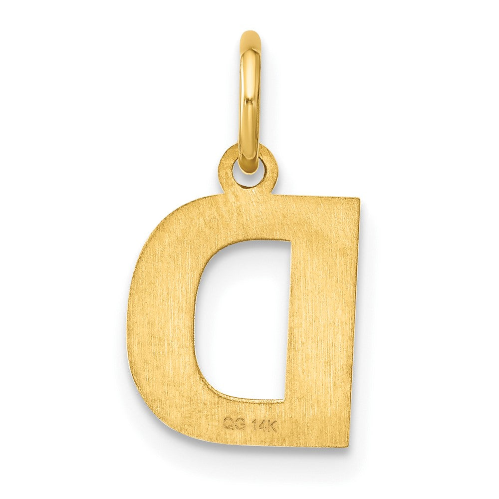 14ky Letter D Initial Pendant