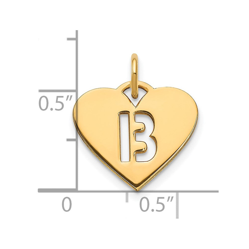 14ky Initial Letter B Initial Charm
