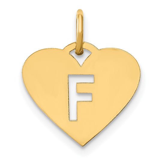 14ky Initial Letter F Initial Charm