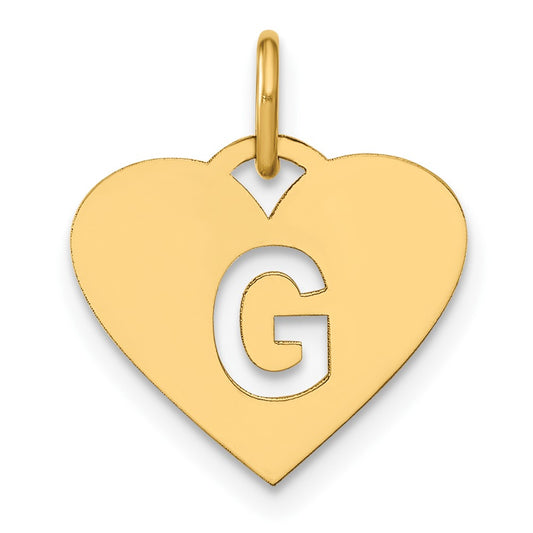 14ky Initial Letter G Initial Charm