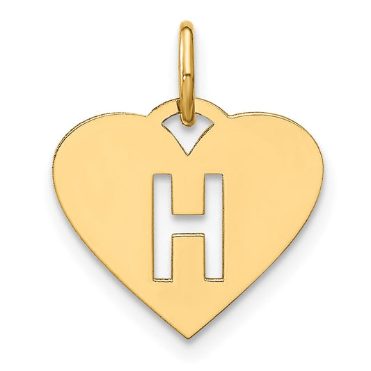 14ky Initial Letter H Initial Charm