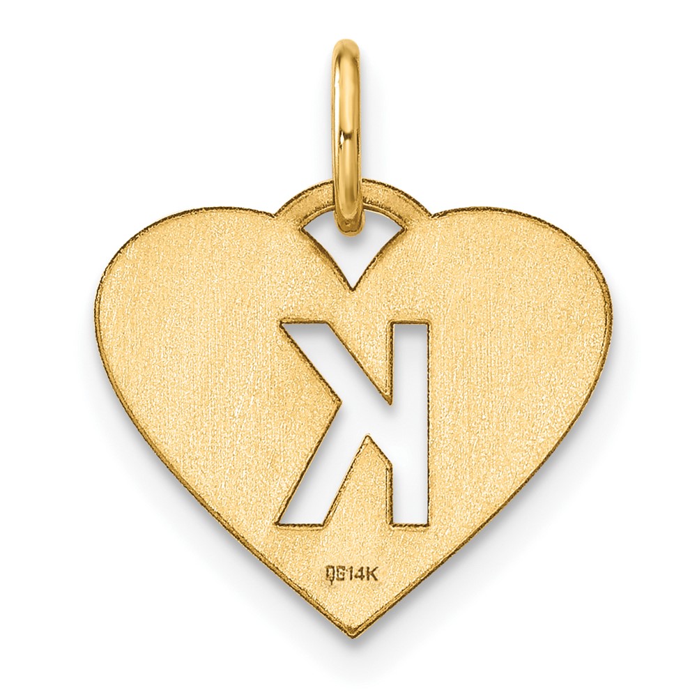 14ky Initial Letter K Initial Charm