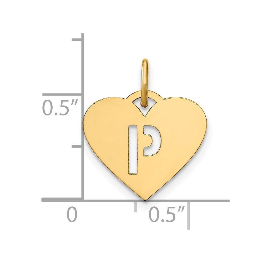 14ky Initial Letter P Initial Charm