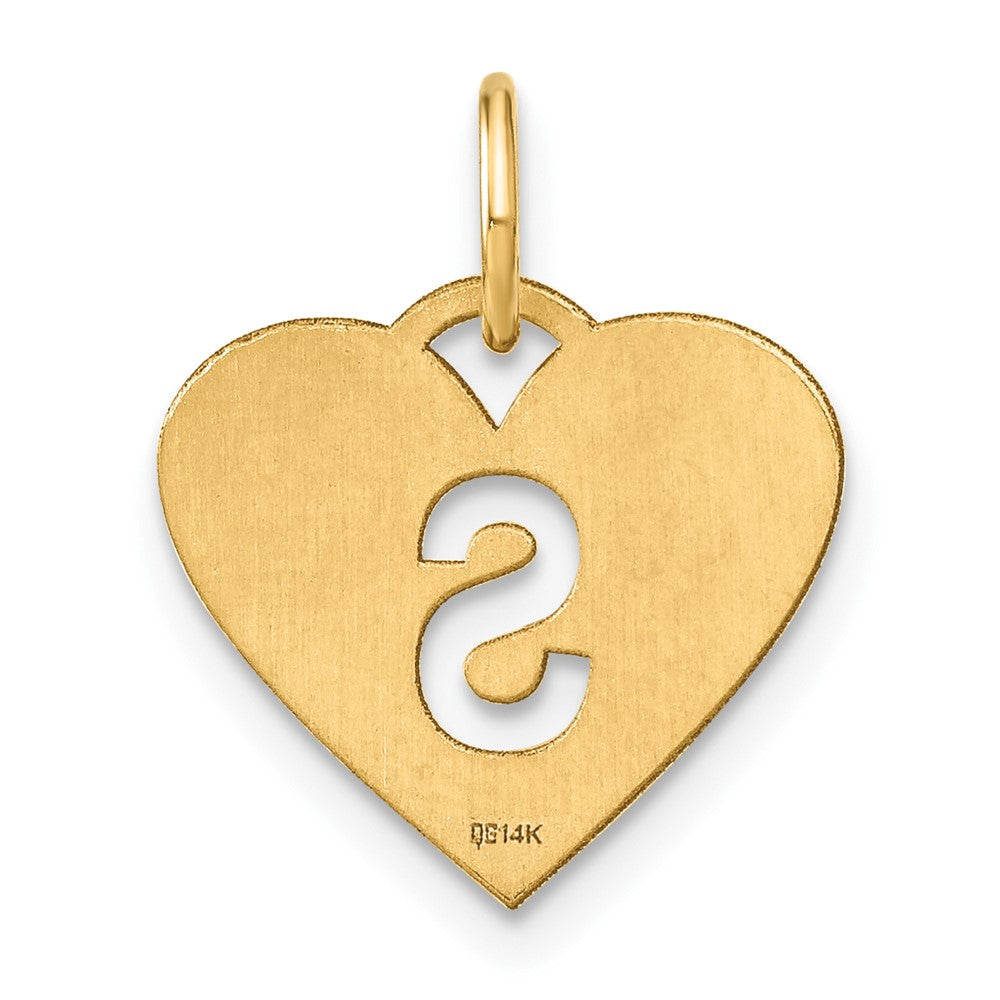 14ky Initial Letter S Initial Charm