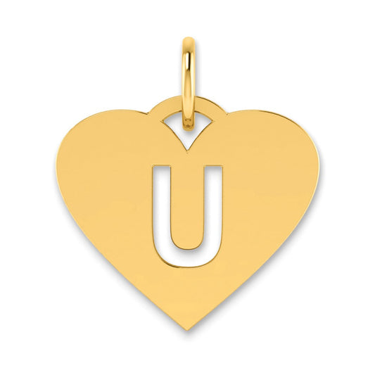 14ky Initial Letter U Initial Charm