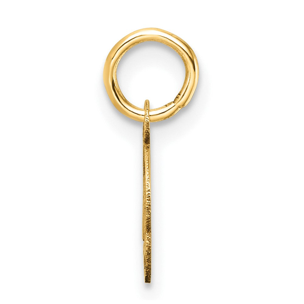 14K Uppercase Letter O Initial Charm
