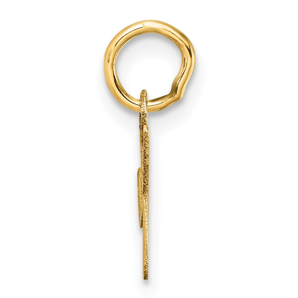 14K Uppercase Letter X Initial Charm