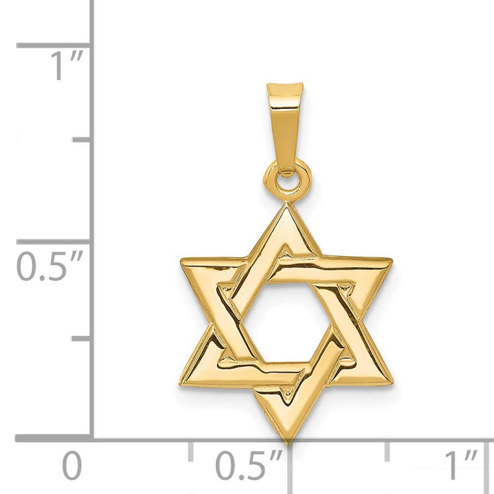 14k Star of David Pendant
